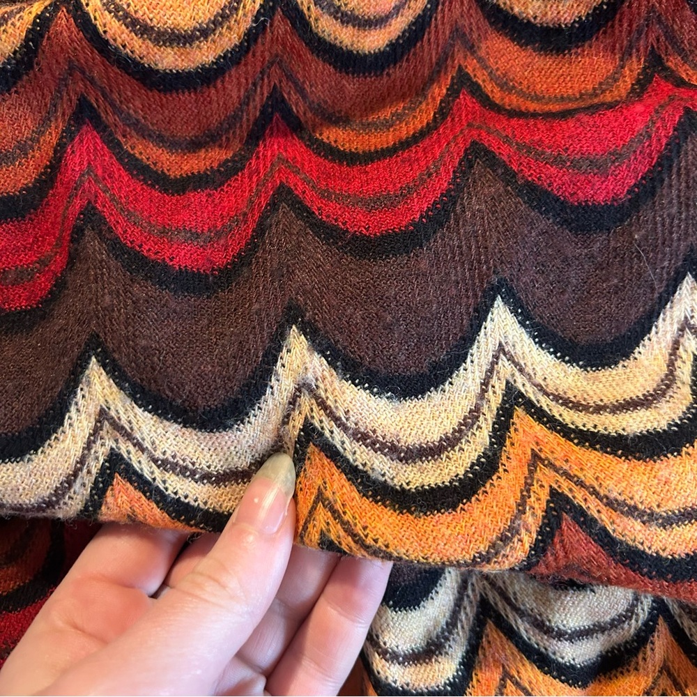 Vintage Wool Miss Sixty Geometric Dress - Picture 4 of 10